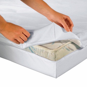 LA REDOUTE INTERIEURS, Wasserdichter Schonbezug aus Jersey, Matratzendicke.16/20 cm), La Redoute Intérieurs - Wasserdichter Matratzenschonbezug mit Milbenschutz, 80X200CM, Weiss