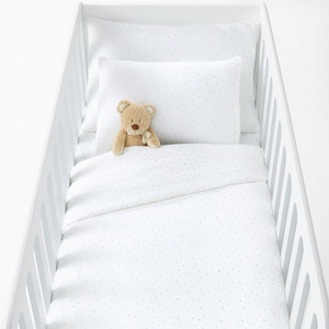 LA REDOUTE INTERIEURS, Baby-Duvetbezug Kumla aus Baumwoll-Musselin, Baby-Duvetbezug Kumla aus Baumwoll-Musselin