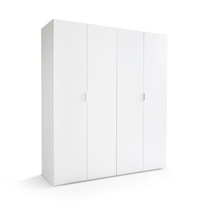 LA REDOUTE INTERIEURS, Kleiderschrank ''Remia'' mit 4 Türen, La Redoute Intérieurs - Kleiderschrank Remia mit 4 Türen, One Size, Weiss