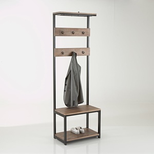 LA REDOUTE INTERIEURS, Garderobe Hiba, La Redoute Intérieurs - Garderobe Hiba, One Size, Braun