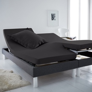 LA REDOUTE INTERIEURS, Fixleintuch SCENARIO für verstellbare Lattenroste, La Redoute Intérieurs - Fixleintuch Scenario für verstellbares Doppelbett, 140X190CM, Blau