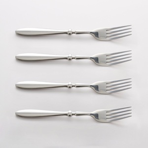 LA REDOUTE INTERIEURS, 4er-Set Gabeln RAKINEN aus Edelstahl, La Redoute Intérieurs - 4er-Set Gabeln RAKINEN aus Edelstahl, One Size, Grau