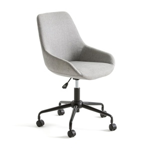 LA REDOUTE INTERIEURS, Schreibtischstuhl ASTING mit Rollen, La Redoute Intérieurs - Schreibtischstuhl ASTING mit Rollen, One Size, Grau