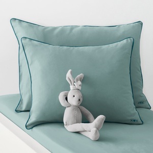 LA REDOUTE INTERIEURS, Baby-Kissenbezug aus Baumwolle unifarben, Unifarbener Baby-Kissenbezug aus Baumwolle
