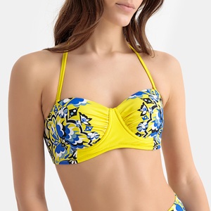 LA REDOUTE COLLECTIONS, Bandeau-Oberteil, florales Printmuster, Bandeau-Oberteil, florales Printmuster