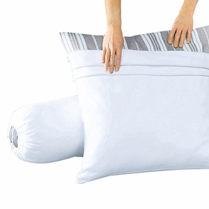 REVERIE, Kissenschonbezug, Baumwoll-Molton, La Redoute Intérieurs - Kopfkissen-Schonbezug aus Baumwoll-Molton, 63X63CM, Weiss