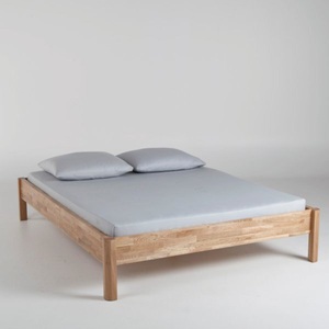 LA REDOUTE INTERIEURS, Bett Zulda mit Lattenrost, Eiche massiv, La Redoute Intérieurs - Bett mit Lattenrost Zulda, 140X190CM, Braun