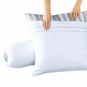 REVERIE, Schonbezug für Nackenrollen, Molton, Baumwolle, La Redoute Intérieurs - Nackenrollen-Schonbezug aus Baumwoll-Molton, 90cm, Weiss