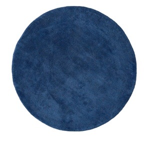 LA REDOUTE INTERIEURS, Runder Teppich Renzo, Baumwoll-Tuft, grosses Modell, La Redoute Intérieurs - Runder Teppich Renzo, 120cm, Blau