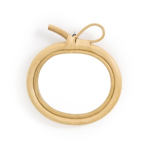 LA REDOUTE INTERIEURS, Rattan-Spiegel Nogu in Apfel-Form, La Redoute Intérieurs - Spiegel Nogu, One Size, Beige