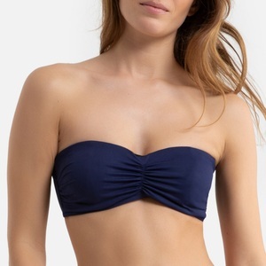 LA REDOUTE COLLECTIONS, Bikini-Oberteil in Bandeau-Form, Bikini-Oberteil in Bandeau-Form