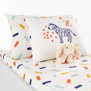 LA REDOUTE INTERIEURS, Baby-Kissenbezug Animalia, Bio-Baumwolle, Baby-Kissenbezug Animalia, Bio-Baumwolle