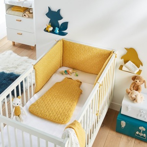 LA REDOUTE COLLECTIONS, Bettumrandung mit Sternenmotiv, Bettumrandung mit Sternenmuster, Baumwollgaze