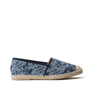 LA REDOUTE COLLECTIONS PLUS, Espadrilles, geblümt, Espadrilles mit flachem Absatz, Passform weit