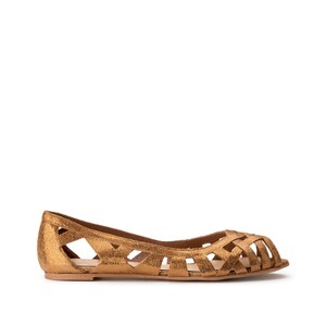 JONAK, Lederballerinas mit Durchbruchmuster Deray, Lederballerinas Deray, Cut-outs
