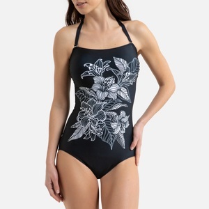 ANNE WEYBURN, Badeanzug mit floralem Print, Badeanzug mit floralem Print