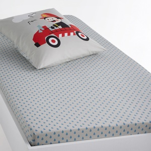 LA REDOUTE INTERIEURS, Fixleintuch PINPON, Baumwolle, Fixleintuch PINPON, Baumwolle