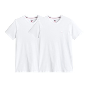 TOMMY JEANS, 2er-Pack T-Shirts mit rundem Ausschnitt, Slim-Fit, 2er-Pack T-Shirts mit rundem Ausschnitt, Slim-Fit