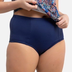 LA REDOUTE COLLECTIONS PLUS, Bikini-Slip mit Formeffekt und Taillenbund, La Redoute Collections - Bikini-Slip mit Formeffekt, 44, Schwarz