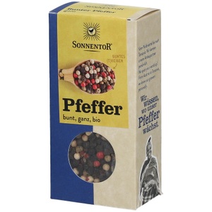 SONNENTOR KRAEUTERHANDELSGMBH, SonnentoR® Pfeffer bunt ganz, SONNENTOR Pfeffer bunt ganz Bio (50g)