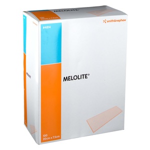 MELOLITE, MELOLITE Wundkompresse 20cmx7.5cm ster (100 Stück), MELOLITE Wundkompresse 20cmx7.5cm steril