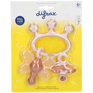 Difrax, difrax® Kronen Beißring +6m, difrax® Beißring Krone +6 Monate