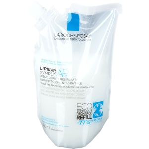 L'OREAL BELGILUX - DIVISION COSMETIQUE ACTIVE, La Roche Posay Lipikar Syndet AP+ Duschgel, La Roche Posay Lipikar Syndet AP+ Rückfettendes Duschgel im Nachfüllpack für extrem trockene, zu Neurodermitis neigende Haut