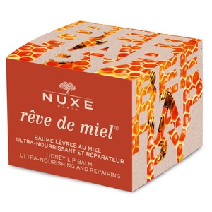 Nuxe, NUXE Rêve de Miel Lippenbalsam Ultra-Nährend und Reparierend 15ml, NUXE Rêve de Miel Baume Lèvres Ultra-Nourrissant et Réparateur - Limited Edition BEE HAPPY 15ml
