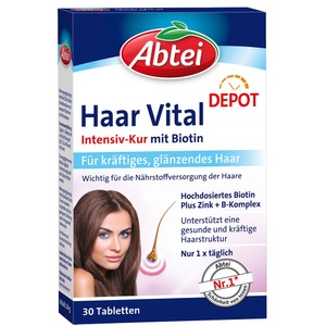 Omega Pharma Deutschland GmbH, Omega Pharma Deutschland GmbH Abtei Haar Vital, Haar Vital Schönheitskur (30 Tabletten)