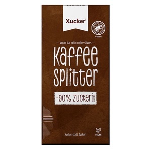 undefined, Xucker Vegane Xylit-Schokolade Kaffesplitter 38%, 