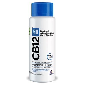 MEDA Pharma GmbH & Co.KG, MEDA Pharma GmbH & Co.KG Cb12®, CB12 Mundspülung: Mundwasser mit Zinkacetat & Chlorhexidin gegen schlechten Atem & Mundgeruch