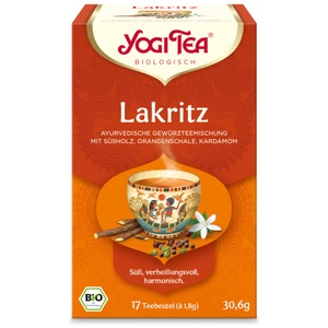 Yogi Tea, Yogi Tea Lakritz Tee - 17 Teebeutel, YOGI TEA® Lakritz, Bio Gewürz- und Kräutertee