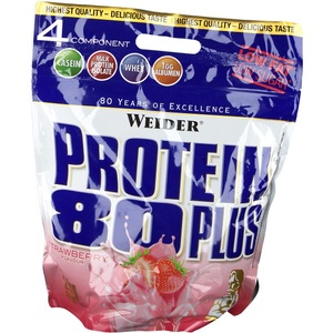 Weider, Weider Protein 80 Plus, Erdbeere, Pulver, Protein 80 Plus - 2000g - Erdbeere