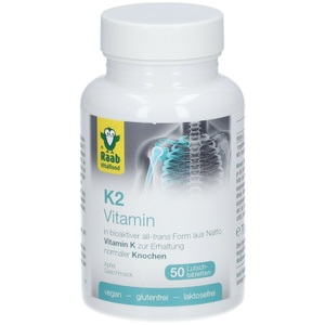 ALLPHARM Vertriebs GmbH, ALLPHARM Vertriebs GmbH Raab® Vitamin K2, Raab Vitalfood Vitamin K2 Lutschtabletten - 50 Lutschtabletten