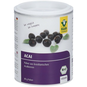 Raab Vitalfood, Raab Vitalfood Bio Acai Pulver - 80 g, Bio Acai Pulver (80g)