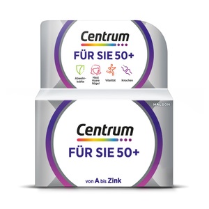 GlaxoSmithKline Consumer Healthcare, Centrum Für Sie 50+, Centrum Für Sie 50+, Multivitamin ? Hochwertiges Nahrungsergänzungsmittel mit Mikronährstoffen ? Speziell für Frauen ab 50 ? Vitamine, Mineralstoffe, Spurenelemente