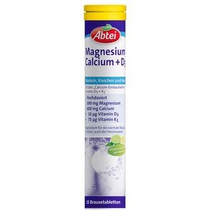 Abtei, Abtei Magnesium Calcium + D3 Brause, 