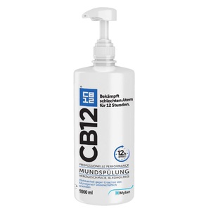 MEDA Pharma GmbH & Co.KG, CB12®, CB12 Mundspülung: Mundwasser mit Zinkacetat & Chlorhexidin gegen schlechten Atem & Mundgeruch