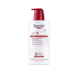 Eucerin, Eucerin Pflege Eucerin Pflege pH5 Lotion F mit Pumpe Empfindliche Haut Bodylotion 400.0 milliliter, Eucerin pH5 Reichhaltige Textur Lotion F ? beruhigt strapazierte und trockene Haut & macht die Haut widerstandsfähiger