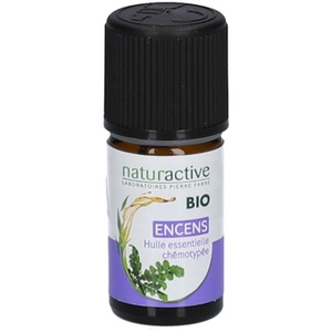 NATURACTIVE LABO PF, Naturactive Bio Huile Essentielle, Huile essentielle d'encens pour diffuseur, fl 5 ml, Naturactive Weihrauch Ätherisches Öl BIO