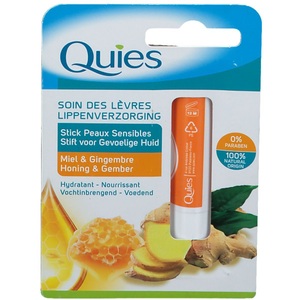 Quies, Quies Lippenstift Gevoelige Huid Honing & Gember, Quies Lippenpflege Empfindliche Haut Honig & Ingwer