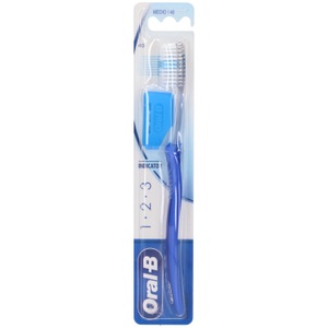 PROCTER & GAMBLE SRL, Oral B 1 2 3 Indicator Zahnbürste Medium 40 mm, 