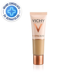 Vichy, Vichy - Flüssige Foundation MinéralBlend #12 Sienna - 30 ml, Vichy Mineralblend Feuchtigkeitsspendendes Make-Up Fluid mit Hyaluronsäure - 12 Sienna 30ml