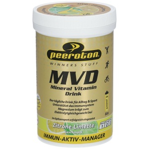 Peeroton, Peeroton Mineral Vitamin Drink - Zitrone/Limette limitiert, peeroton® MVD Mineral Vitamin Drink Zitrone-Limette