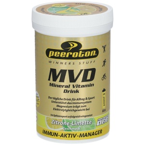 Peeroton, Peeroton Mineral Vitamin Drink - Zitrone/Limette limitiert, peeroton® MVD Mineral Vitamin Drink Zitrone-Limette