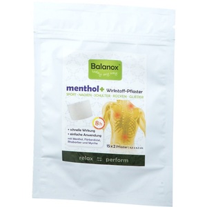 BALANOX KG, Balanox™ menthol+ Wirktstoff-Pflaster, Balanox? menthol+ Wirktstoff-Pflaster