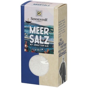 SONNENTOR, SONNENTOR Meersalz fein (150 g), SonnentoR® Meersalz mit jodhaltiger Alge
