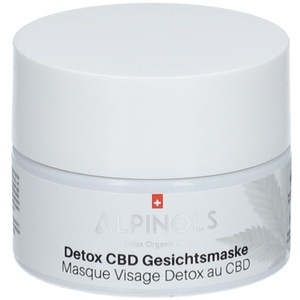 ALPINOLS, Alpinols Detox CBD Gesichtsmaske mit Aloe Vera und Tonerde, Alpinols Detox CBD Gesichtsmaske mit Aloe Vera und Tonerde