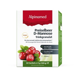 Alpinamed, ALPINAMED Preiselbeer D-Mannose Trinkgranulat (60x5 g), Alpinamed Preiselbeer D-Mannose Trinkgranulat (60x5g)