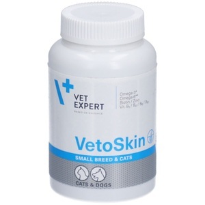 VETEXPERT, Vet Expert VetoSkin ? 60 Kapseln für kleine Hunde und Katzen, Vet Expert VetoSkin ? 60 Kapseln für kleine Hunde und Katzen